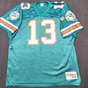 Dan Marino #13 Miami Dolphins Vintage Jersey Wilson NFL Mens XXL/SZ 54 Footmall